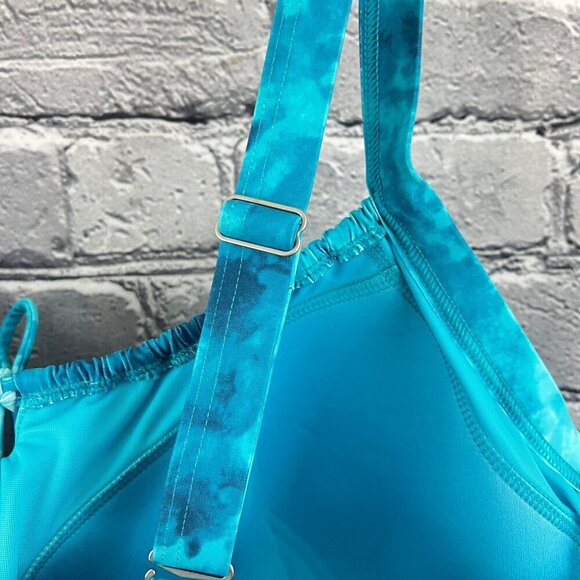 Lands End Swim Tankini Top With Adjustable Straps & Built-In Bra Womens Plus 22W - Picture 5 of 9